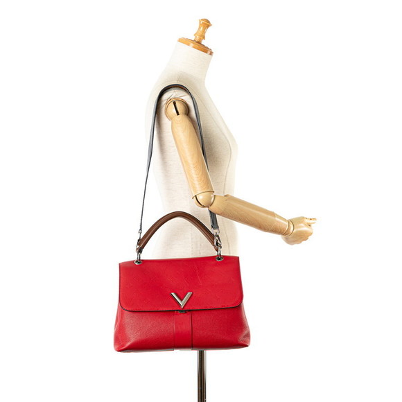 Louis Vuitton Monogram Very 2WAY Handbag Red - Picture 12 of 12